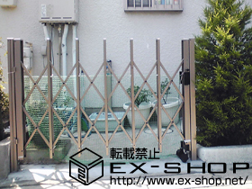 のカーゲート トリップゲートPA型 ノンレール 片開き 施工例