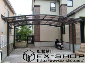 のカーポート カーブポートシグマIII ワイドタイプ 積雪〜20cm対応 施工例