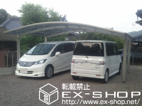 のカーポート プレシオスポート ワイド　積雪〜20cm対応 施工例