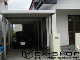 のカーポート ジーポートneo Aタイプ 縦連棟　積雪〜100cm対応 施工例