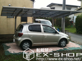 のカーポート カーブポートシグマIII 単体 積雪〜20cm対応 施工例