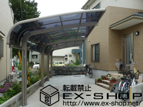 のカーポート テールポートシグマIII 縦連棟　積雪〜20cm対応 施工例