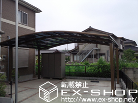 のカーポート カーブポートシグマIII ワイド　積雪〜20cm対応 施工例