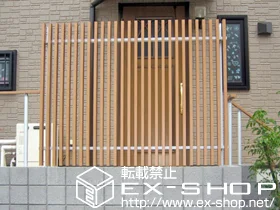 LIXIL リクシル(TOEX)のフェンス プログコートフェンスF1型 施工例