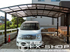 のカーポート カーブポートシグマIII ワイド　積雪〜20cm対応 施工例