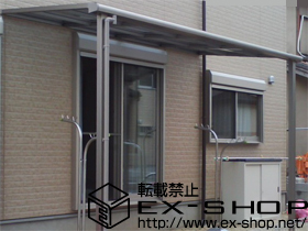 のテラス屋根 ライザーテラスII F型 テラスタイプ 単体　積雪〜20cm対応 施工例