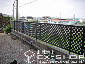のフェンス・柵 シャレオR11型フェンス　フリーポール 施工例