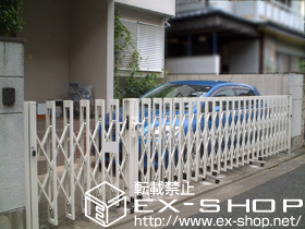 のカーゲート アルシャインII M型 Aタイプ ノンレール 両開き親子仕様 施工例