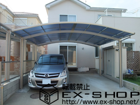 のカーポート プレシオスポート ワイド 積雪〜20cm対応 施工例