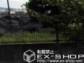 のフェンス・柵 ハイグリッドフェンスUF8型 施工例