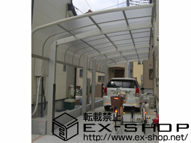 のカーポート レイナキャップポート 縦連棟 積雪〜20cm対応 施工例