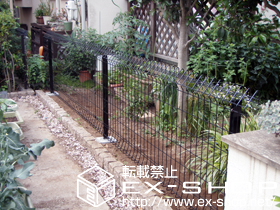 のフェンス・柵 メッシュフェンス G10-R 施工例