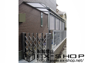 のカーゲート リフティングアコー1型 ノンキャスター 片開き135S 施工例