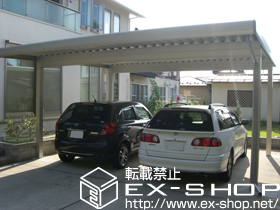 のカーポート ジーポートneo Aタイプ 積雪〜100cm対応 施工例