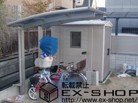 のサイクルポート・駐輪場 レイナポート ミニ 積雪〜20cm対応 施工例