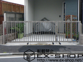 のカーゲート サンルーチェ 両開き親子 施工例