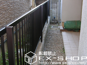 のフェンス・柵 ハイサモアフェンス フリーポールタイプ 施工例