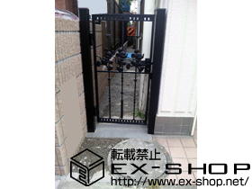 の門扉 ディズニー門扉 ミッキーC型 片開き 施工例