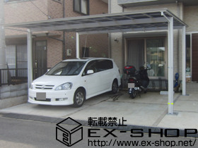 のカーポート アーキデュオ ワイド 積雪〜20cm対応 施工例