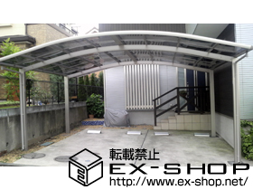 のカーポート プレシオスポート ワイド 積雪〜20cm対応 施工例