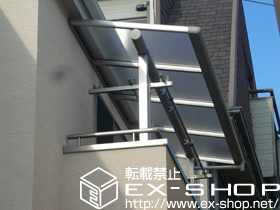 のバルコニー・ベランダ屋根 ヴェクターテラス F型  屋根タイプ 単体 積雪〜20cm対応 施工例