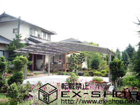 のカーポート カーブポートシグマIII ワイド　積雪〜20cm対応 施工例