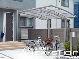 のサイクルポート・駐輪場 レイナポート ミニ 積雪〜20cm対応 施工例