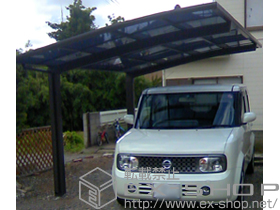 のカーポート カーブポートシグマ? 積雪〜20cm対応 施工例