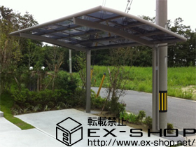 のカーポート カーブポートシグマIII　単体 積雪〜20cm対応 施工例