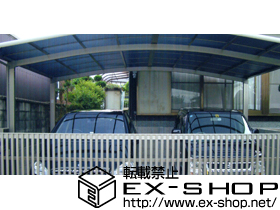 のカーポート カーブポートシグマIII ワイド 積雪〜20cm対応 施工例