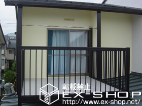 のバルコニー バルコニーBY-X型（たて格子） 施工例