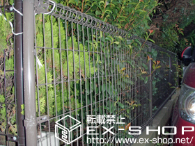 のフェンス・柵 ハイグリッドフェンスN1型 間仕切りタイプ 施工例