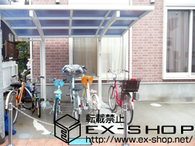 のサイクルポート・駐輪場 レイナポート ミニ 積雪〜20cm対応 施工例