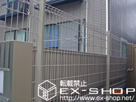 のフェンス・柵 ハイグリッドフェンスN8型 施工例