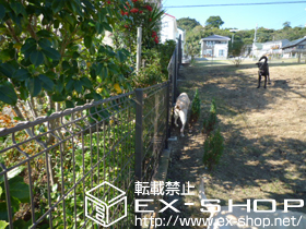 のフェンス・柵 ハイグリッドフェンスN8型 施工例