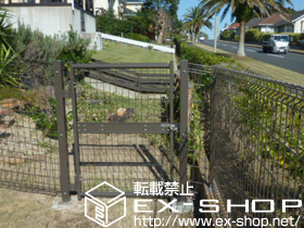 の門扉 ハイグリッド門扉N8型 片開き 施工例