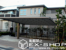 のカーポート 4Gワイド　積雪〜20cm対応 施工例