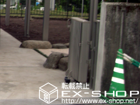 のカーゲート レイオス5型 ノンレール 両開き 32-32W 施工例