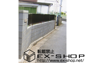 のフェンス・柵 シャレオR6型フェンス フリーポールタイプ 施工例