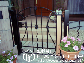 の門扉 エルマージュ 1型 片開き 施工例