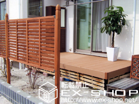 のウッドデッキ リウッドデッキII200 単体 施工例