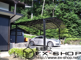 のカーポート カーブポートシグマIII ワイド 積雪〜20cm対応 施工例