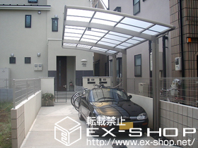 のカーポート カーブポートシグマIII 延長 積雪〜20cm対応 施工例