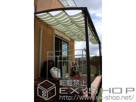 のテラス屋根 パワーアルファ L型 テラスタイプ 単体　積雪〜30cm対応 施工例