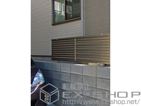 のフェンス・柵 プリレオR9型フェンス フリーポールタイプ 施工例