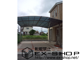 のカーポート カーブポートシグマIII ワイド　積雪〜20cm対応 施工例