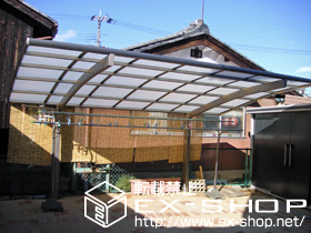 のカーポート カーブポートシグマ? 積雪〜20cm対応 施工例