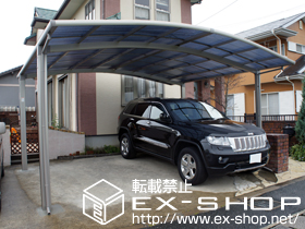 のカーポート カーブポートシグマ? ワイド 積雪〜20cm対応 施工例