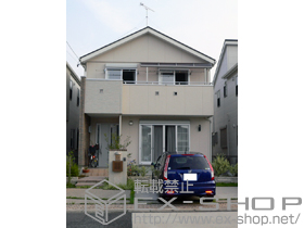 のバルコニー・ベランダ屋根 ライザーテラスII R型 屋根タイプ 単体 積雪〜20?対応 施工例