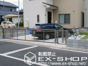 のカーゲート ワイドオーバードアS1型 手動式＋開戸セット(700mm×1,000mm) 施工例